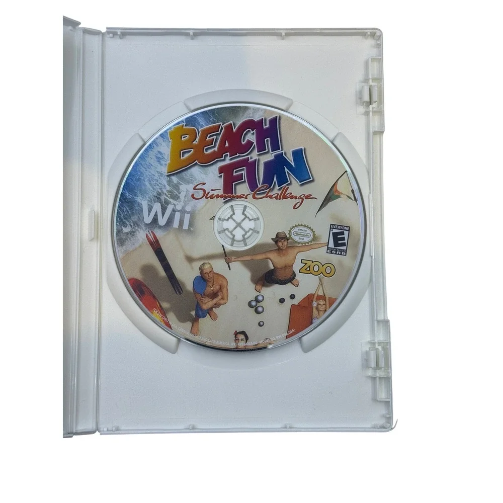 Beach Fun Summer Challenge Nintendo Wii Video Game CIB Sports Zoo Games 2009